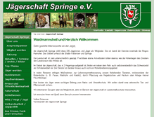 Tablet Screenshot of jaegerschaft-springe.de